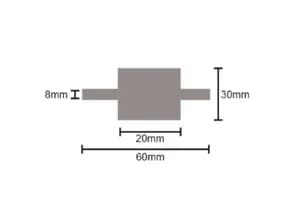 Podkładka antywibracyjna - wymiary